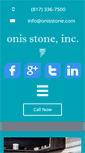 Mobile Screenshot of onisstone.com